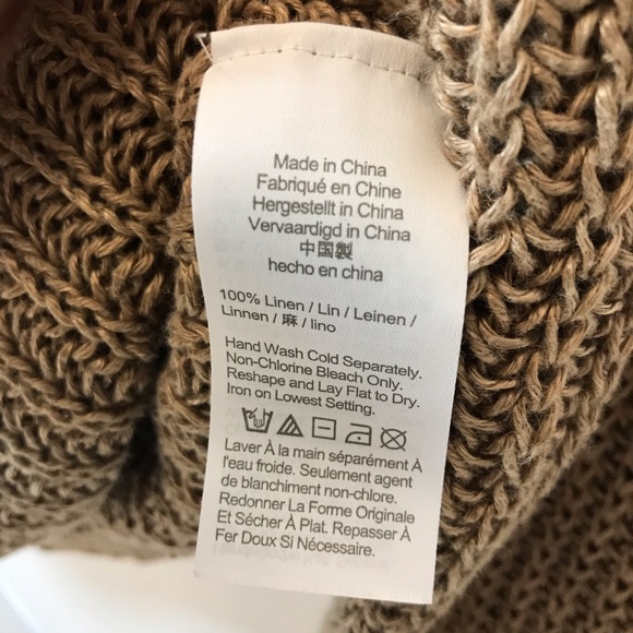 Relaxed-fit Linen Beach Sweater in Light Walnut - Picture 6 of 7